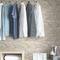 InHome White Washed Denver Brick Peel & Stick Wallpaper